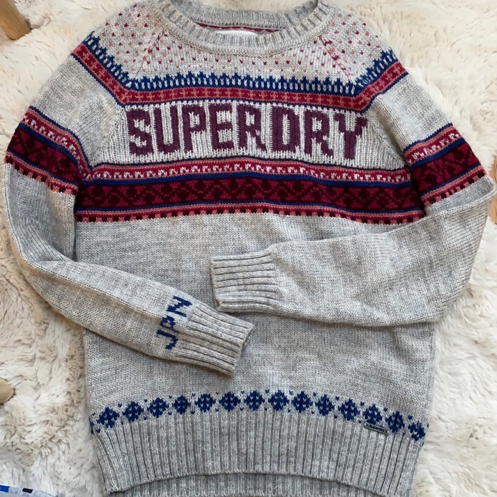 SuperDry Vintage Nordic Knit - small